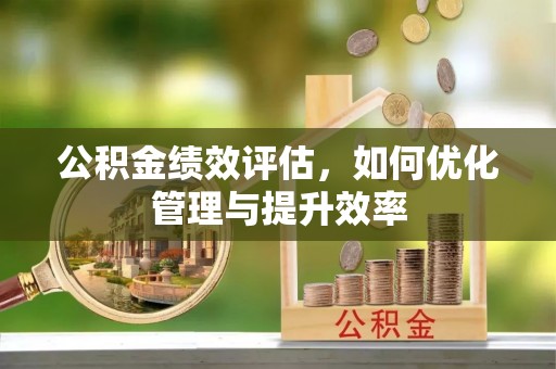 云阳公积金绩效评估，如何优化管理与提升效率