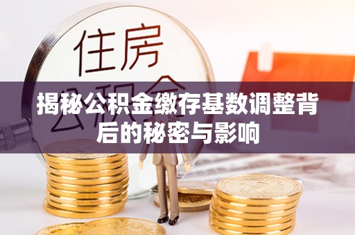 云阳揭秘公积金缴存基数调整背后的秘密与影响
