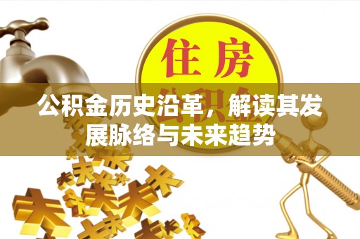 云阳公积金历史沿革，解读其发展脉络与未来趋势