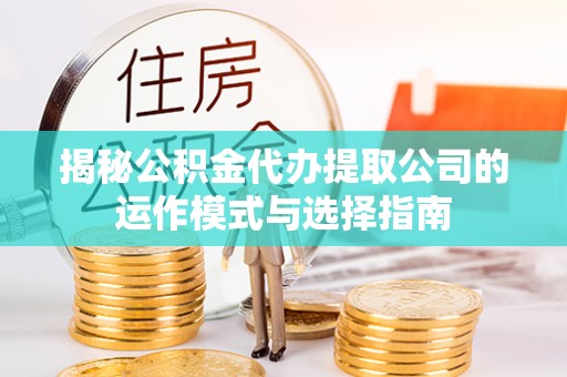 云阳揭秘公积金代办提取公司的运作模式与选择指南