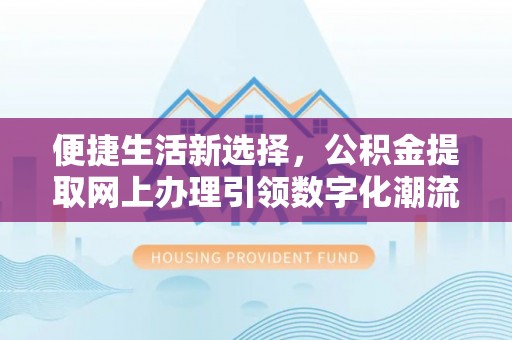 云阳便捷生活新选择，公积金提取网上办理引领数字化潮流