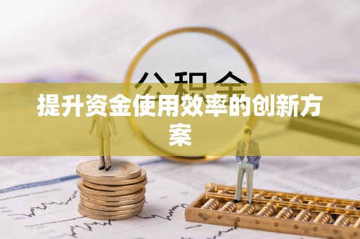 云阳提升资金使用效率的创新方案