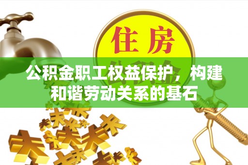 云阳公积金职工权益保护，构建和谐劳动关系的基石