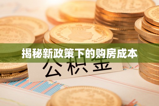 云阳揭秘新政策下的购房成本