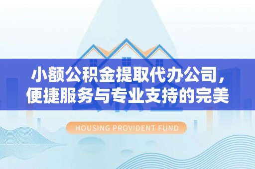 云阳小额公积金提取代办公司，便捷服务与专业支持的完美结合