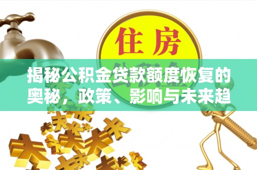 云阳揭秘公积金贷款额度恢复的奥秘，政策、影响与未来趋势
