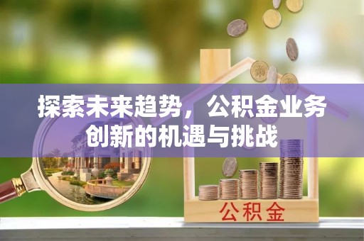 云阳探索未来趋势，公积金业务创新的机遇与挑战