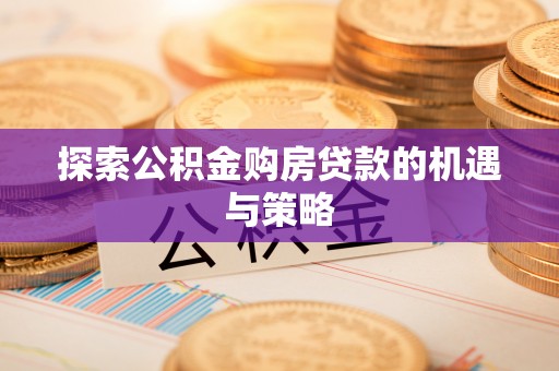 云阳探索公积金购房贷款的机遇与策略