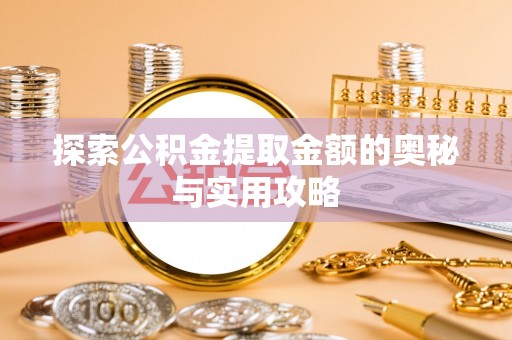 云阳探索公积金提取金额的奥秘与实用攻略